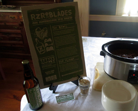 Black Pond Brews | Razor Blades tasting station @ 'Beer Sessions'.