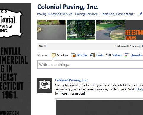Social Media | Colonial Paving.