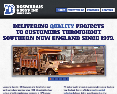 Web | Desmarais & Sons.