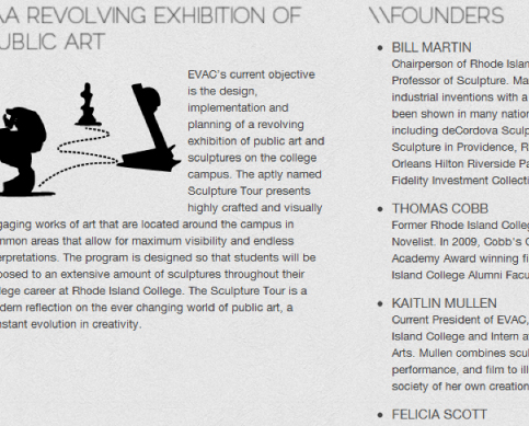 EVAC | Website detail.