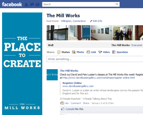 The Mill Works | Social media design and consultation.